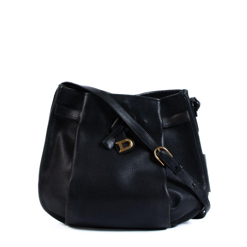 Delvaux Black Banniere Crossbody Bag