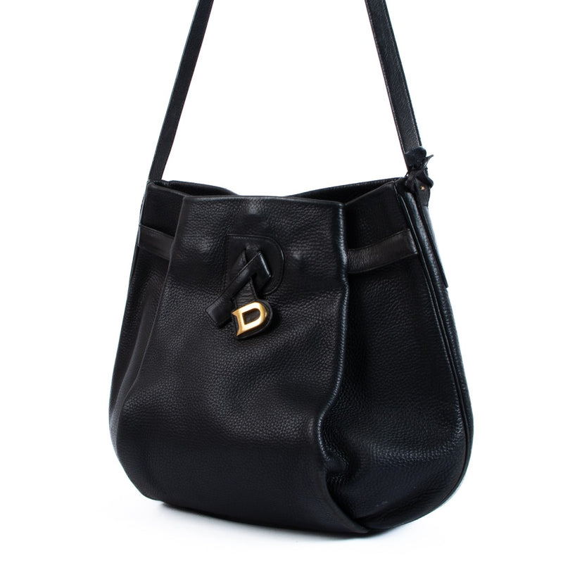 Delvaux Zwarte Banniere Crossbody Tas
