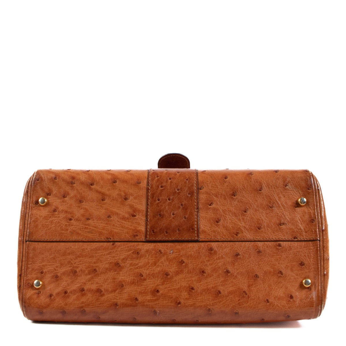 Buy an authentic Delvaux Brillant MM Brandy Ostrich Leather on LabelLov.com