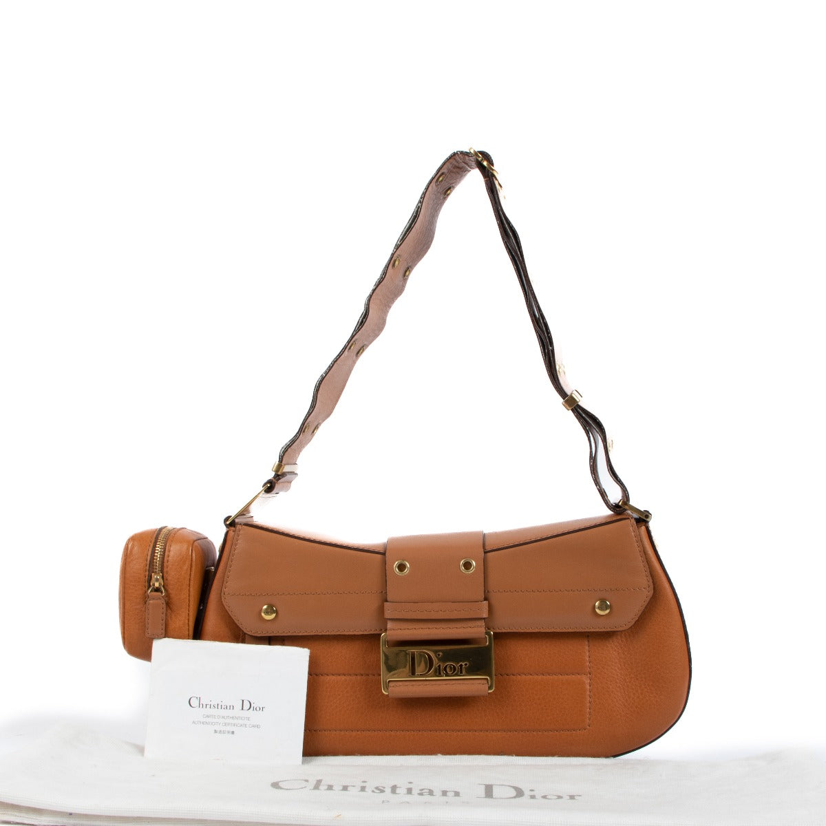 Christian Dior Camel Street Chic Columbus Avenue Bag