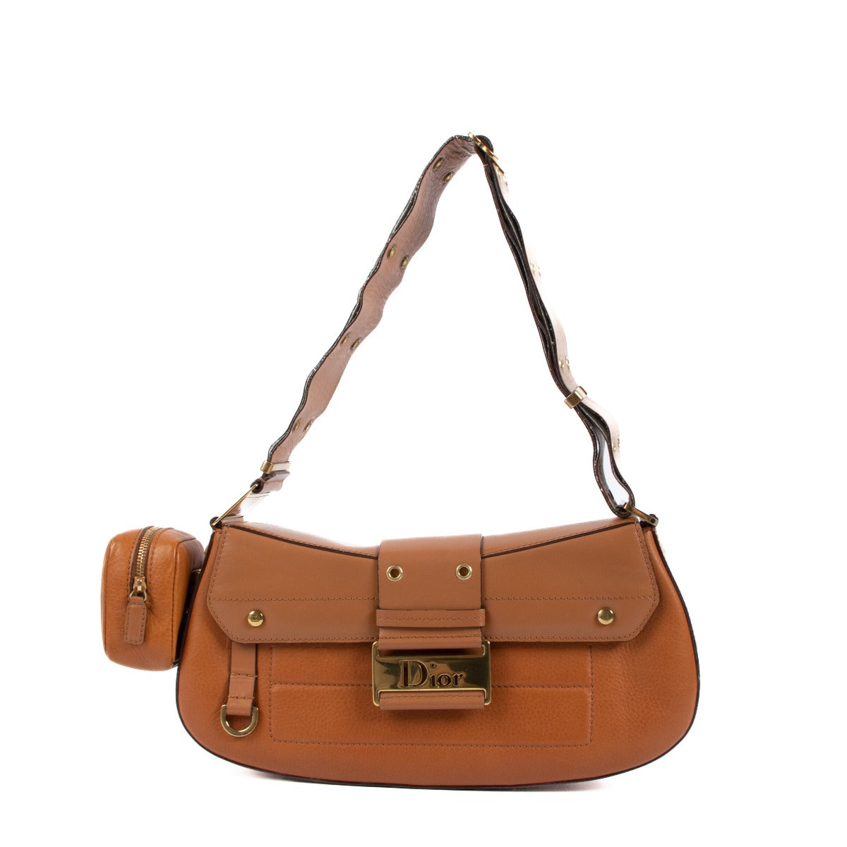 Christian Dior Camel Street Chic Columbus Avenue Bag