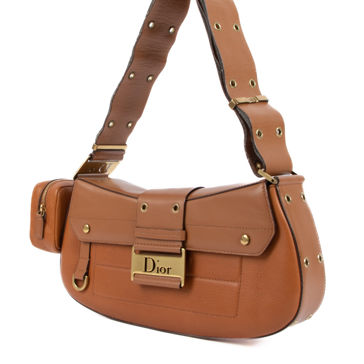 Christian Dior Camel Street Chic Columbus Avenue Bag