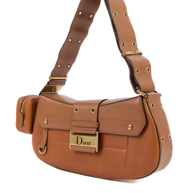 Christian Dior Camel Street Chic Columbus Avenue Bag
