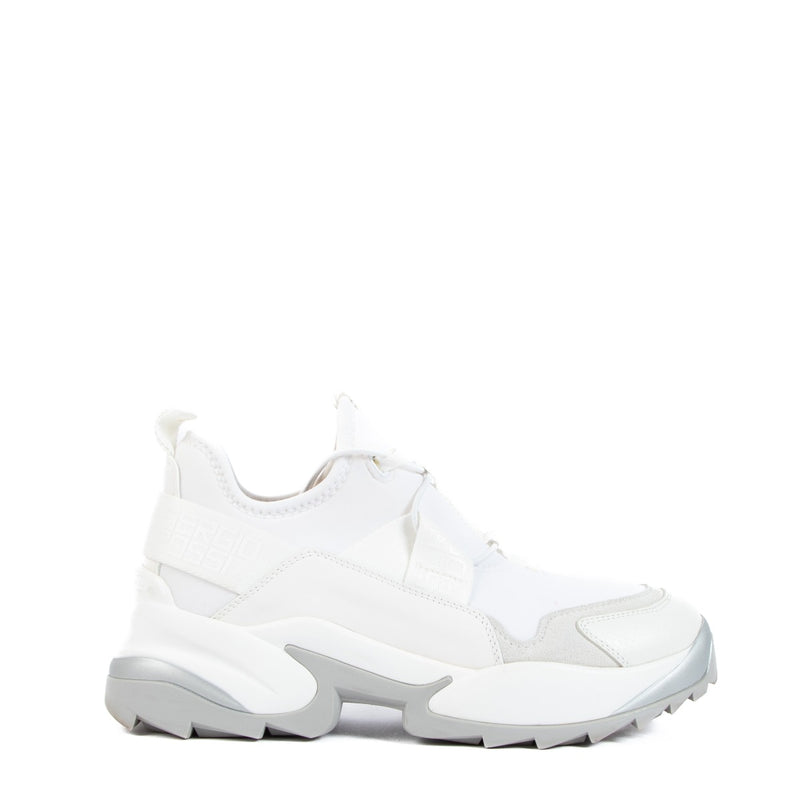 Sergio Rossi Witte Extreme Logo Sneakers - Maat 36