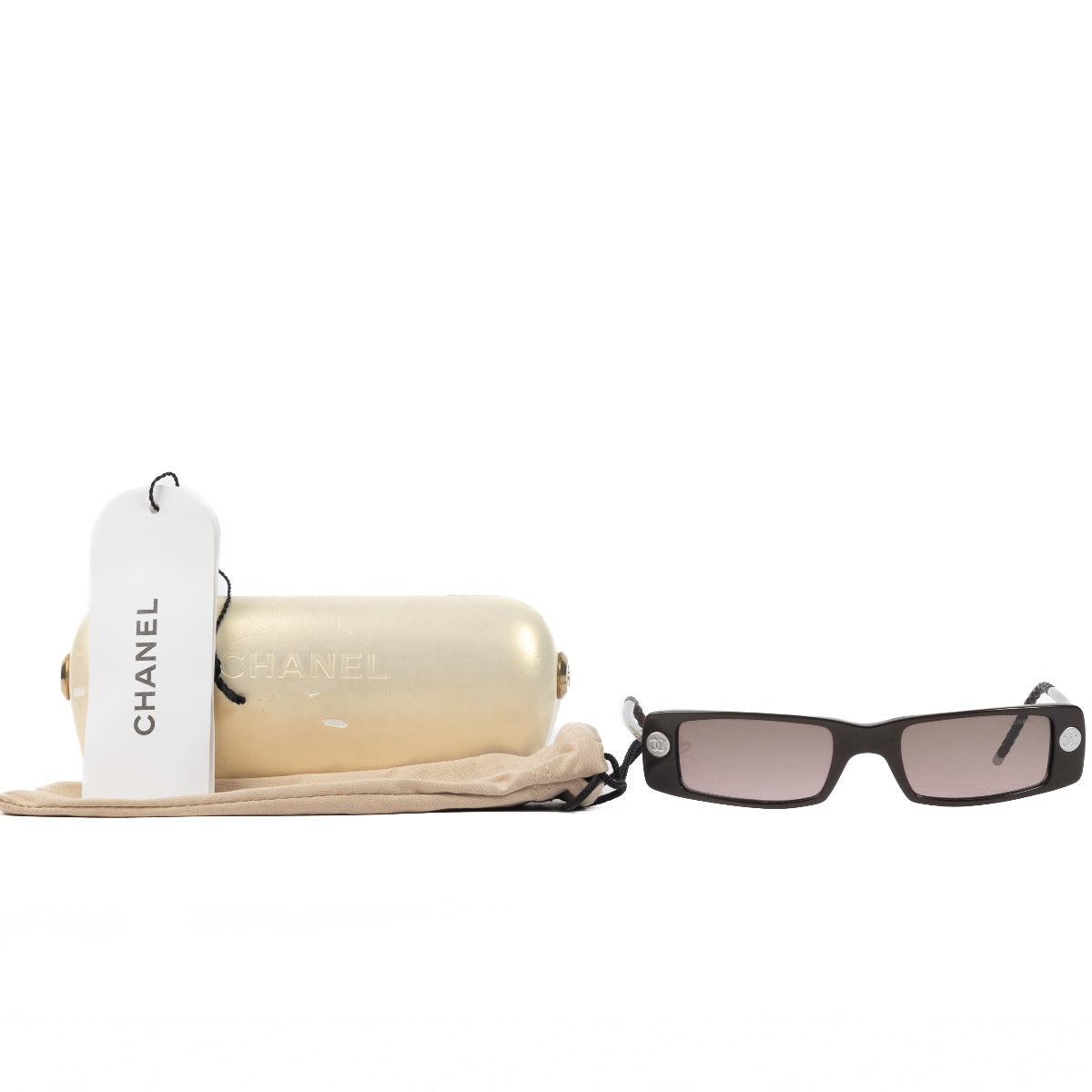 Shop 100% authentic second-hand Chanel Brown Glasses on Labellov.com