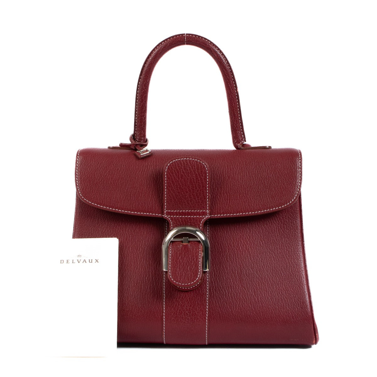 Buy an authentic Delvaux Brillant MM Red Cricket Goatskin on LabelLov.com