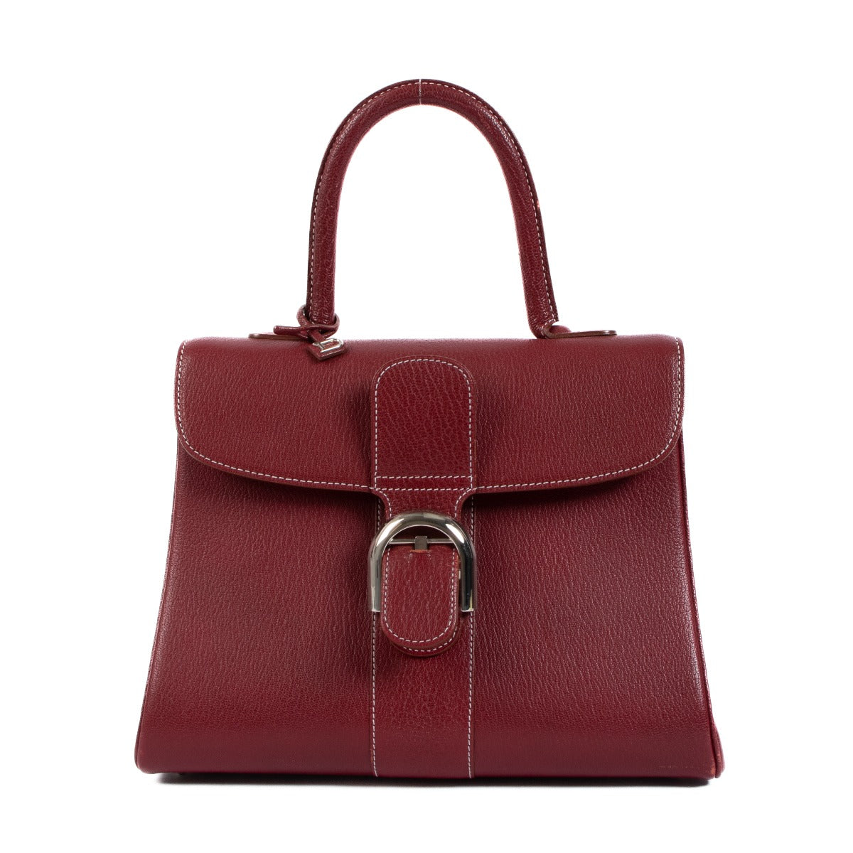 Delvaux Brillant MM Red Cricket Goatskin