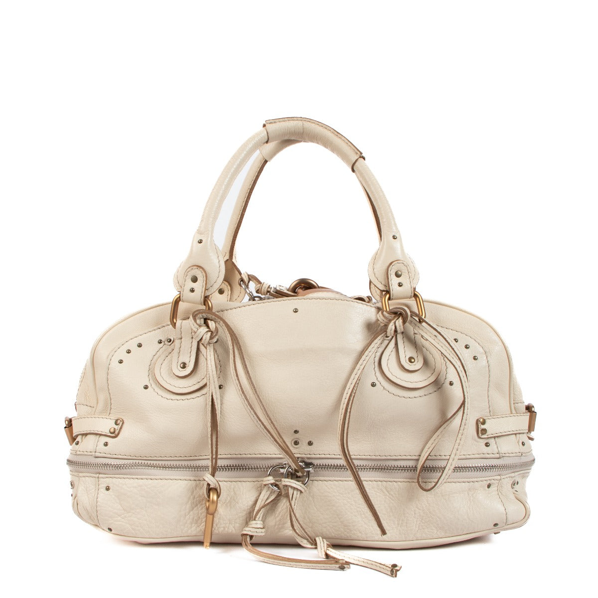 Chloé Paddington Large Double Zipper Handbag