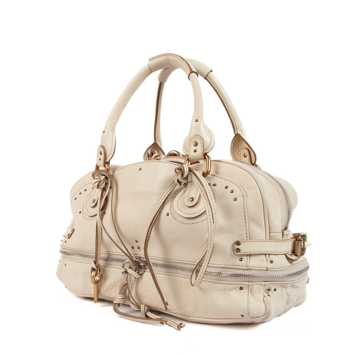 Chloé Paddington Large Double Zipper Handbag