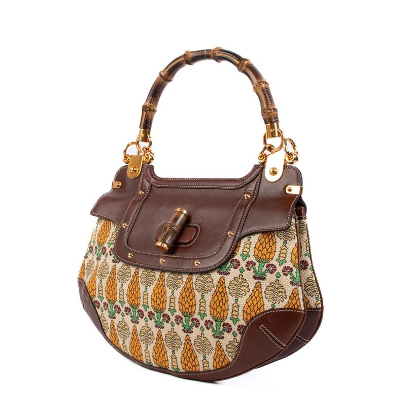 Authentic second hand vintage Gucci Pigna Ananas Pineapple Peggy Bag on www.labellov.com
