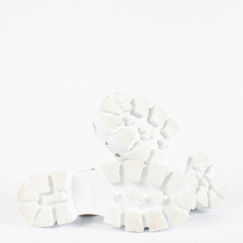 authentic preloved Prada White Chunky Sandals - size 39 on Labellov.com