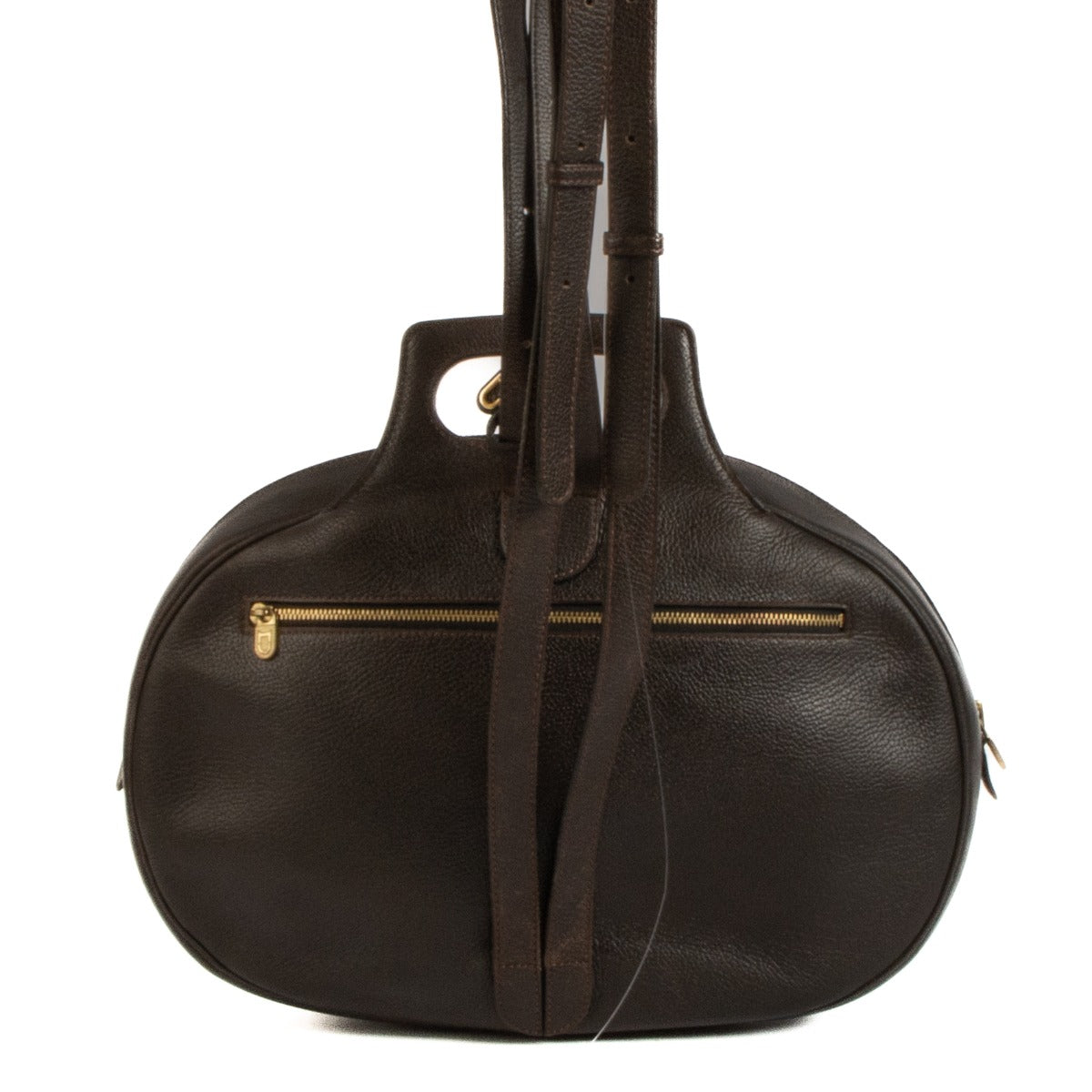 Delvaux Bruin Leren Rythme Rugzak