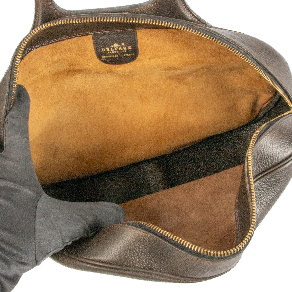 Delvaux Bruin Leren Rythme Rugzak