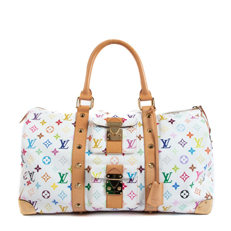 Louis Vuitton Keepall 45 Monogram Multicolore Takashi Murakami