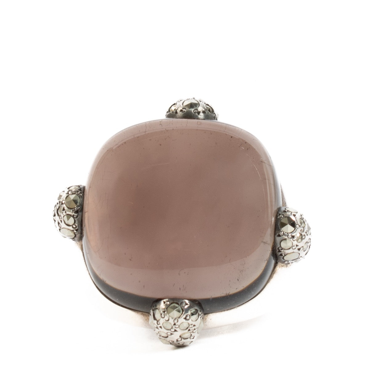 shop 100% authentic second hand Pomellato 67 Silver Griffes Ring - Size 55 on Labellov.com