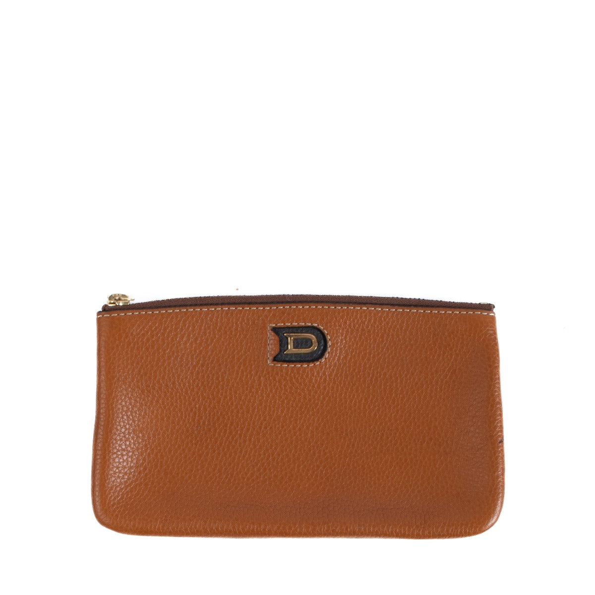 Delvaux Camel Leather Vintage Pochette