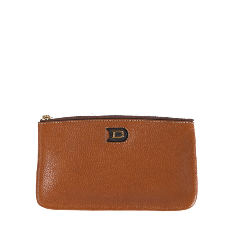 Delvaux Camel Leather Vintage Pochette