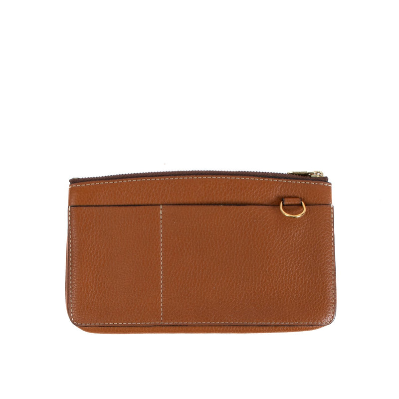 Delvaux Camel Leather Vintage Pochette