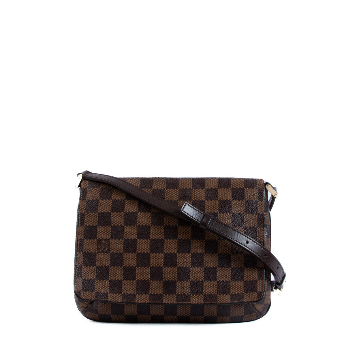 Louis Vuitton Damier Ebene Musette Tango Crossbody Bag