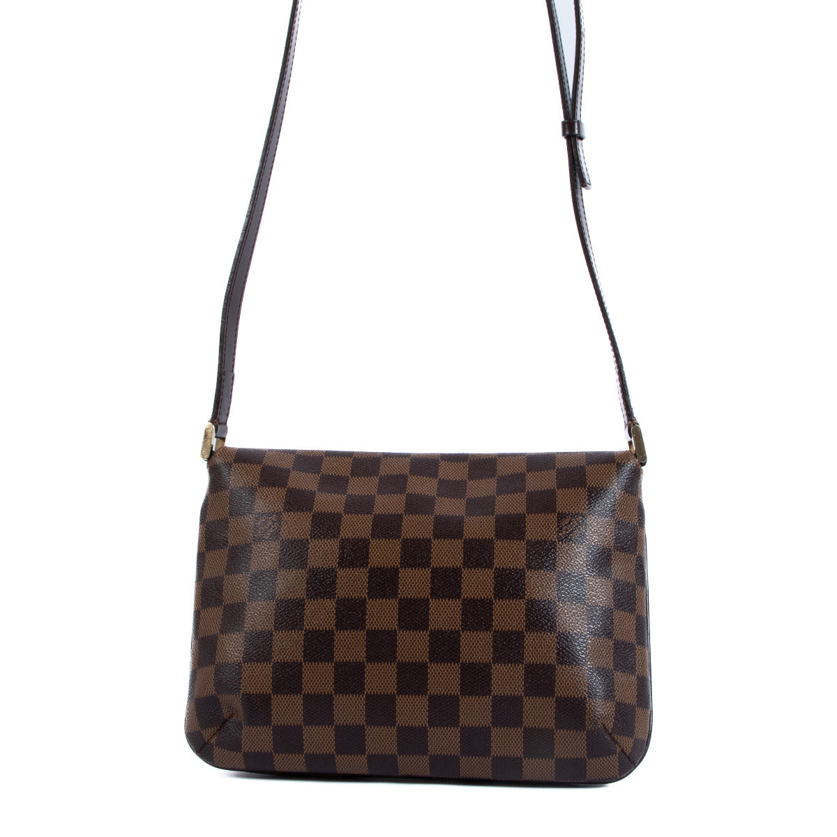 Louis Vuitton Damier Ebene Musette Tango Crossbody Bag