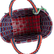 Shop an 100% authentic Marni Burgundy Market Basket on Labellov.com