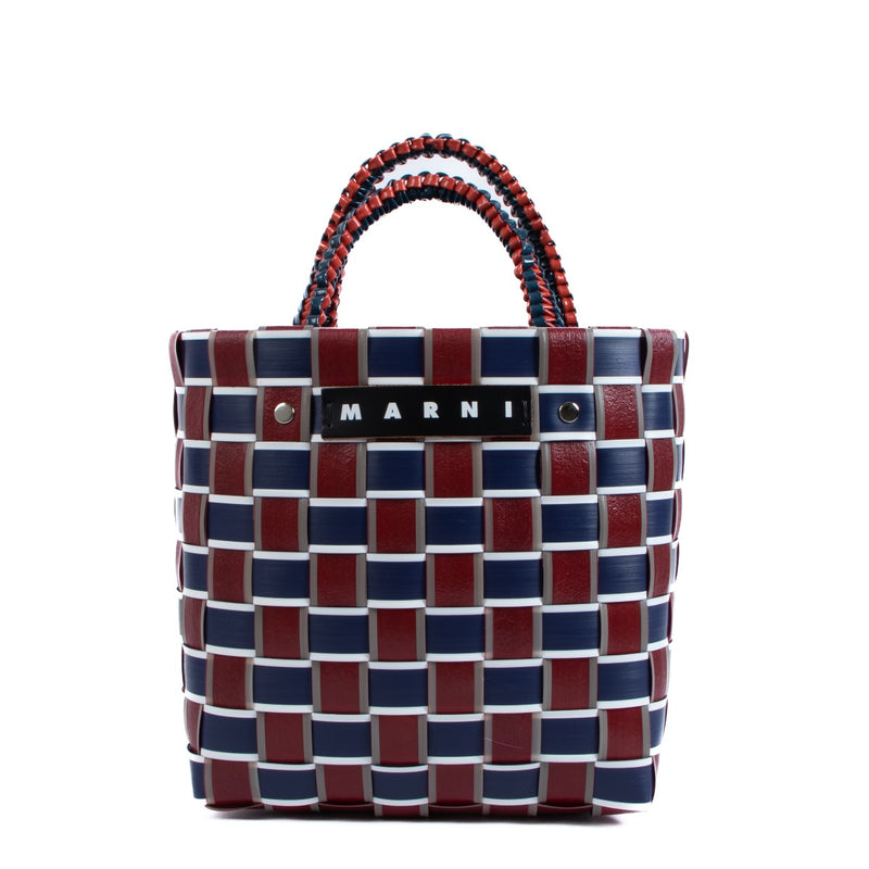 Shop an 100% authentic Marni Burgundy Market Basket on Labellov.com