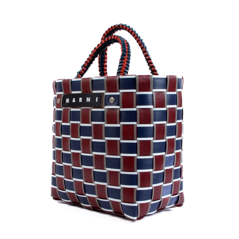 Shop an 100% authentic Marni Burgundy Market Basket on Labellov.com