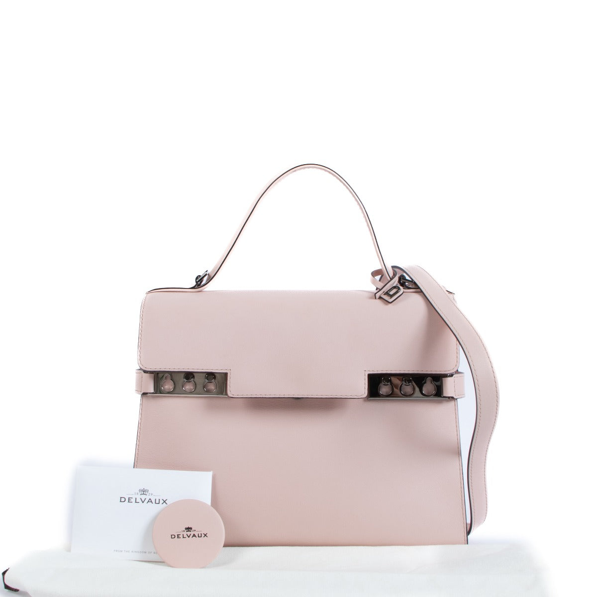Delvaux Tempête MM Nude Supple Calf