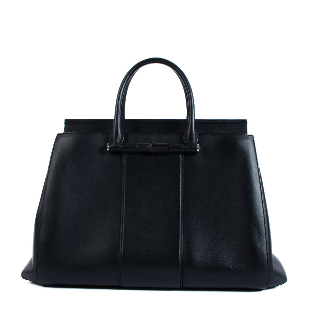 Gucci Zwarte Lady Bamboo Tote Tas