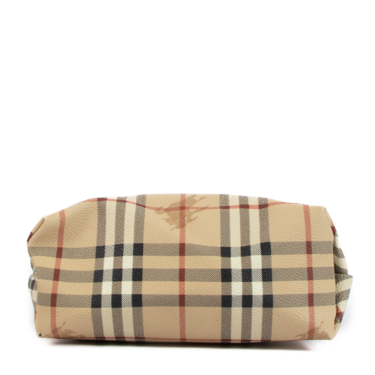 Burberry Beige Nova Check Compacte Draagtas