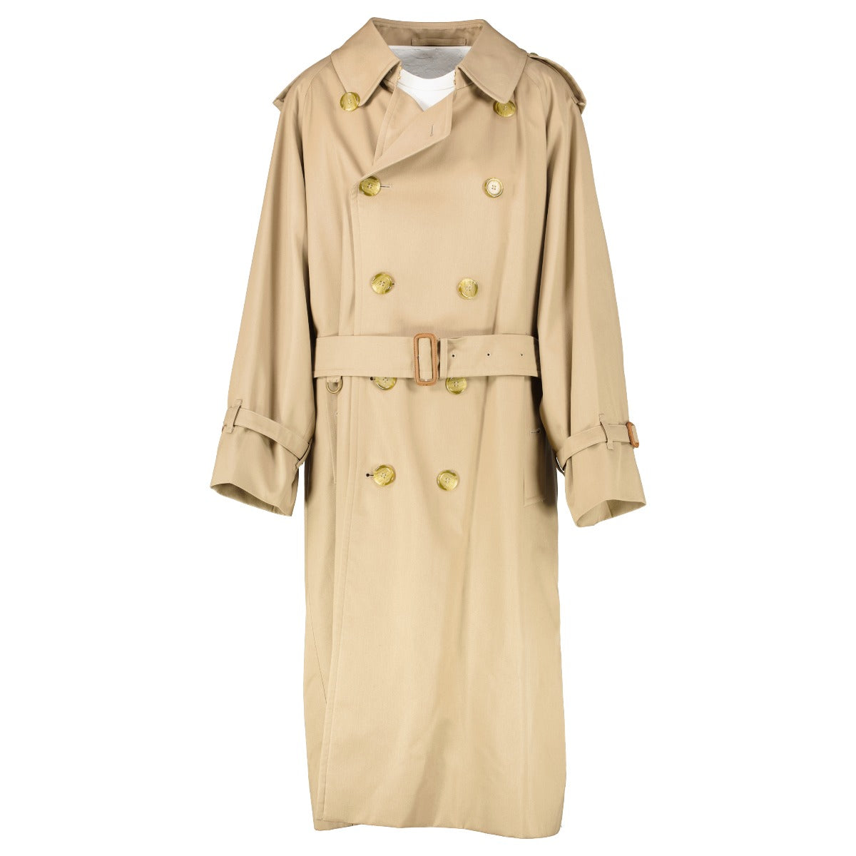 Burberry Beige Trench Coat With Wool Body Warmer