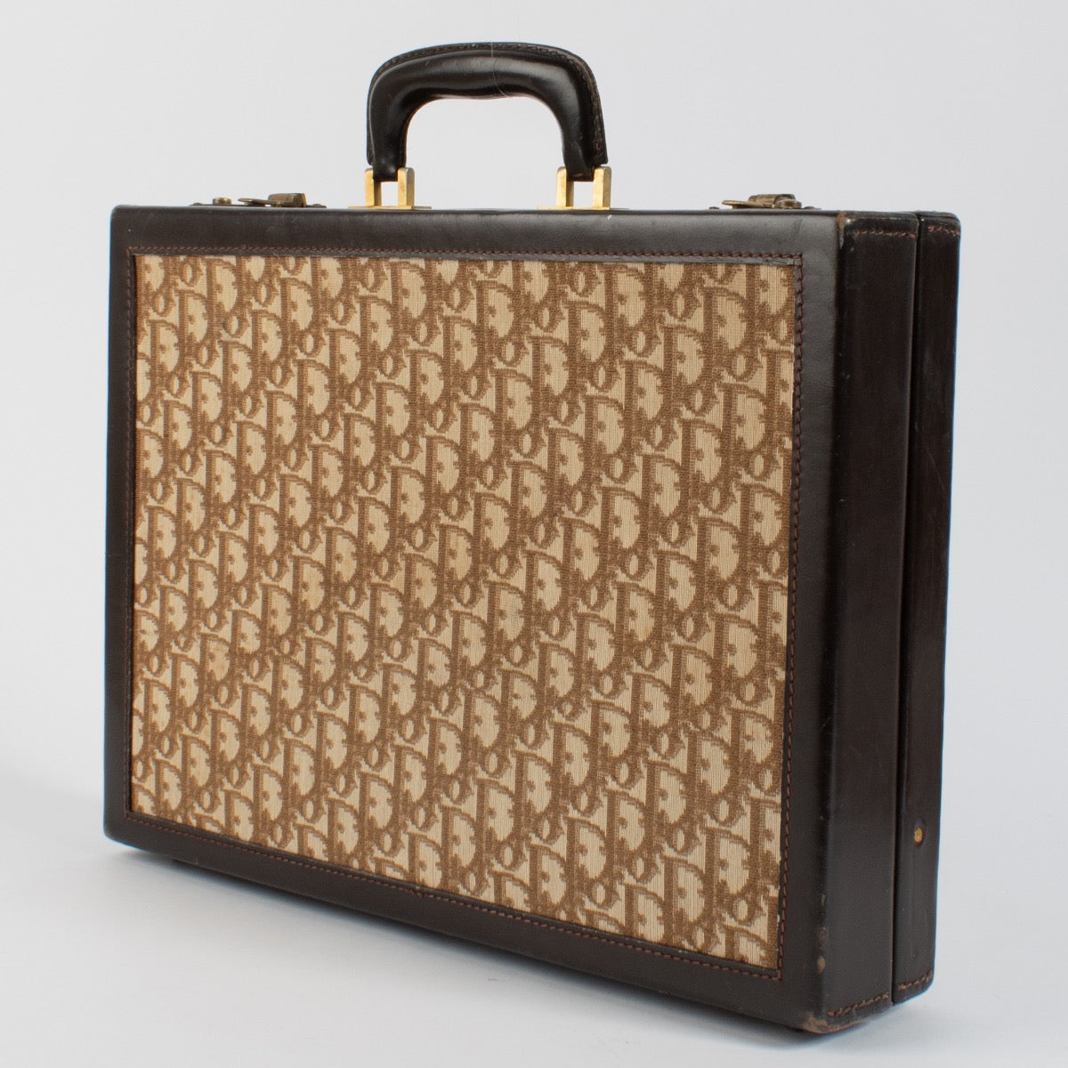 Authentic second hand Christian Dior Brown Oblique Briefcase on Labellov.com