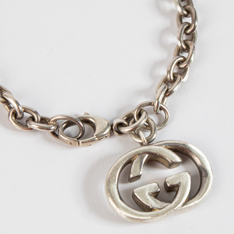 Authentic second hand Gucci Sterling Silver Interlocking G Bracelet on labellov.com