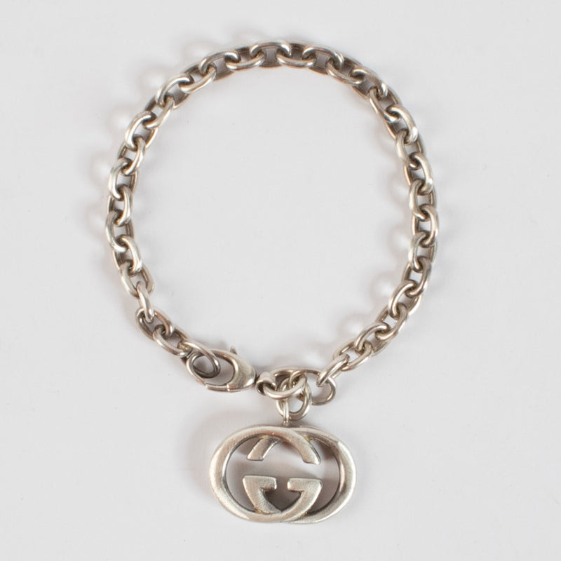 Authentic second hand Gucci Sterling Silver Interlocking G Bracelet on labellov.com