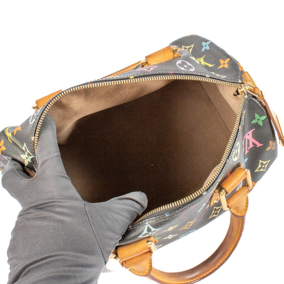 Shop 100% authentic secondhand Louis Vuitton Black Murakami Speedy Top Handle on Labellov.com