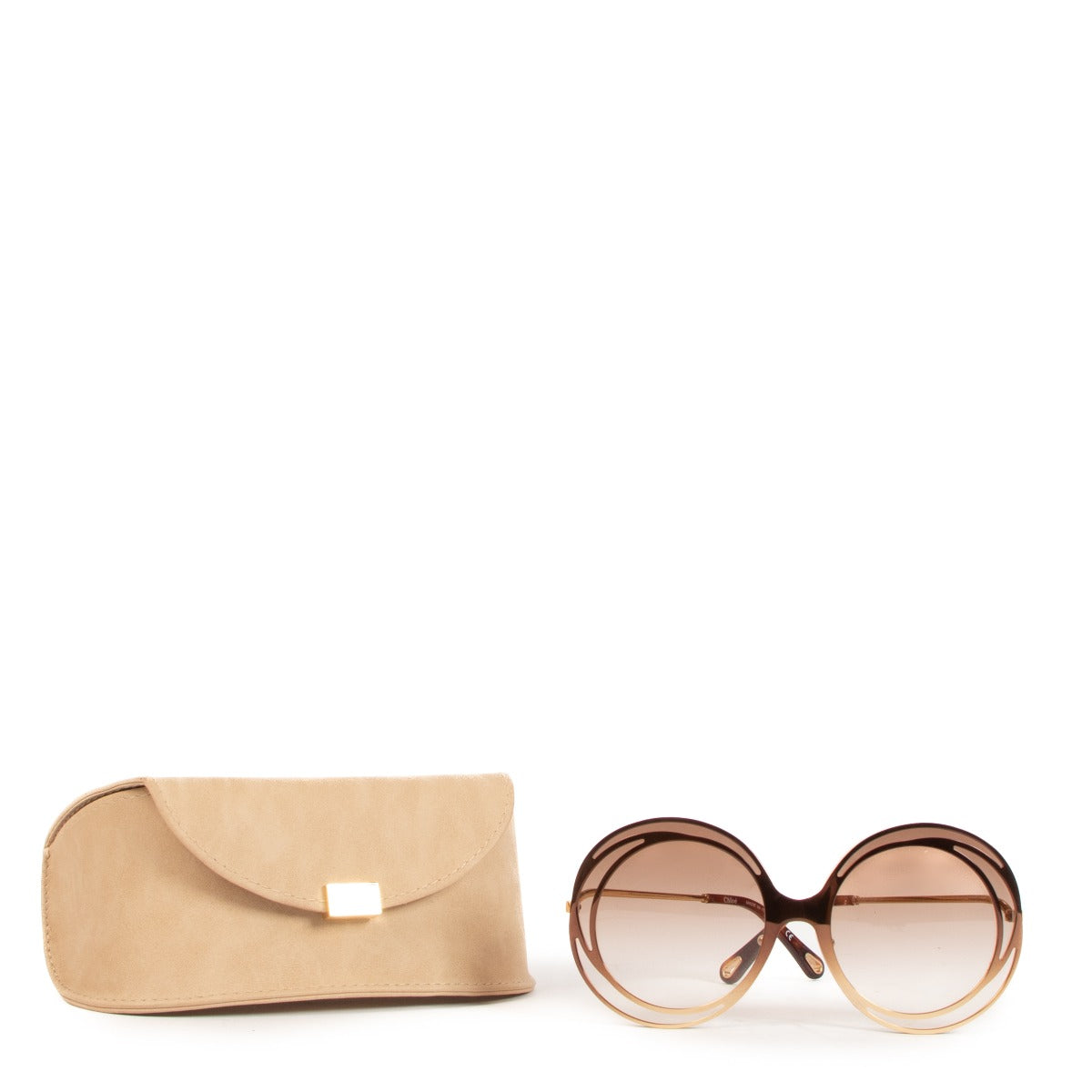 Chloé CE170S Carlina Round Oversized Sunglasses