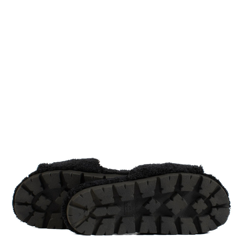 Shop safe online at Labellov in Antwerp, Brussels and Knokke this 100% authentic second hand Prada Black Fussbett Terry Slides - Size 39