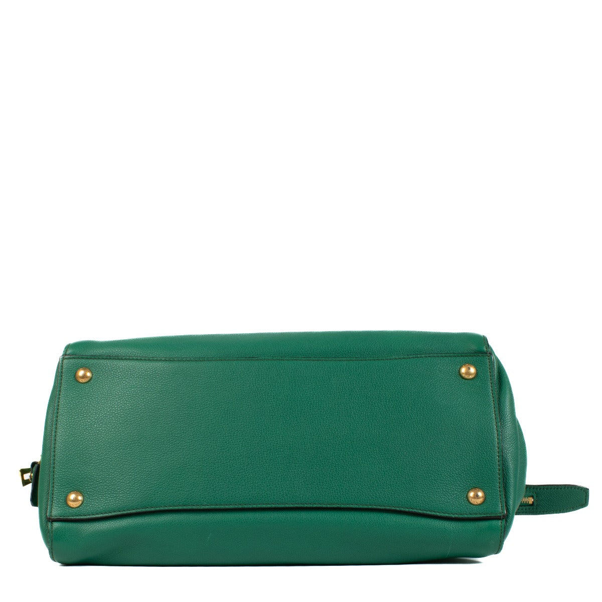 Prada Mango Groen Vitello Grain Shopper