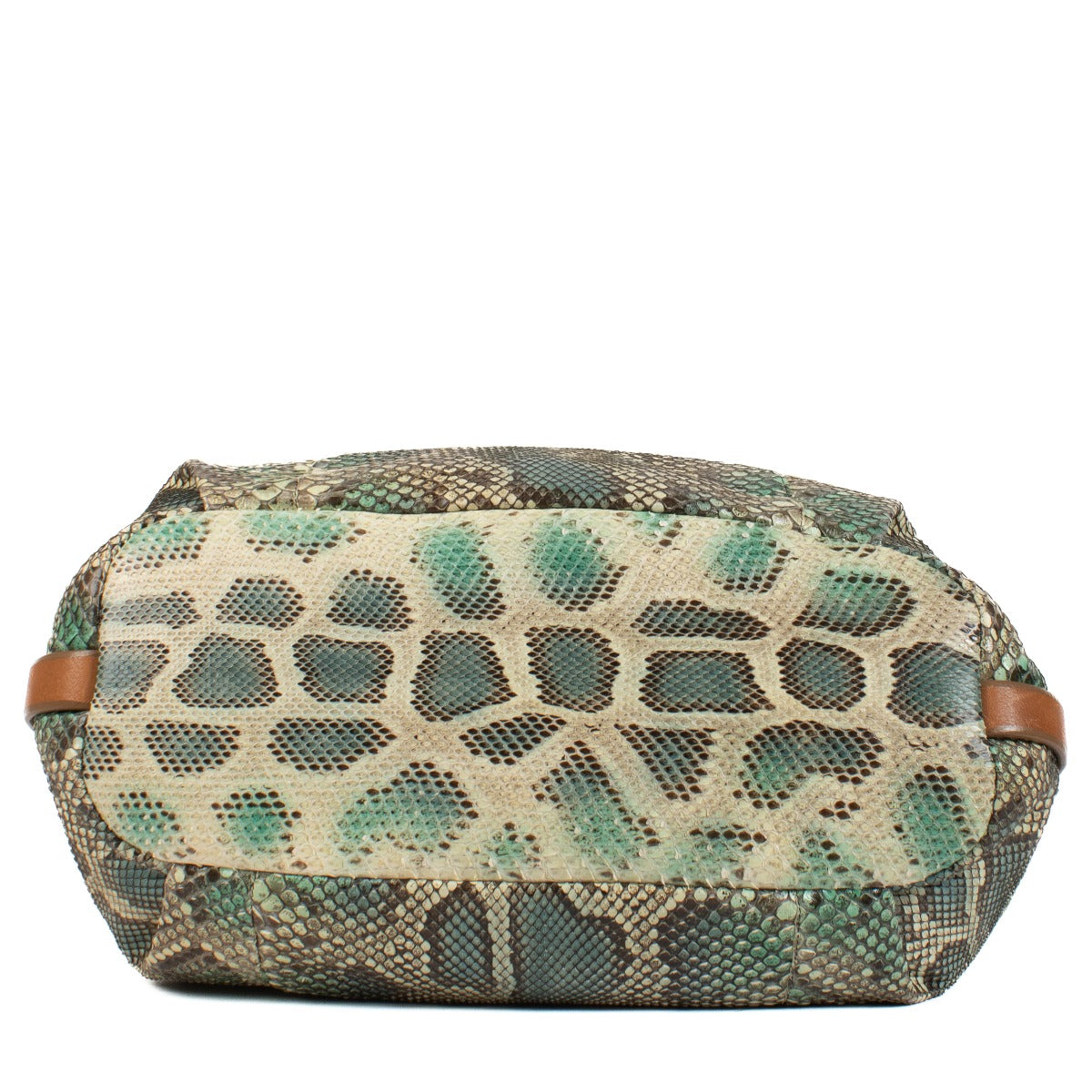 Sac Hobo en Python Azzurro Prada
