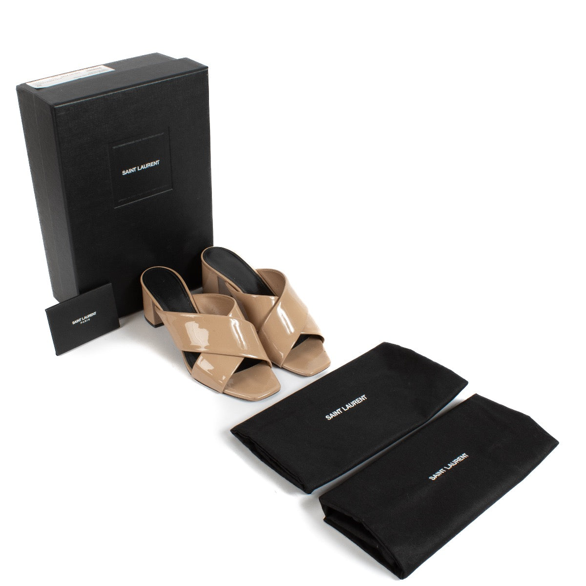 shop 100% authentic second hand Saint Laurent Beige Loulou Mules - Size 39 on Labellov.com