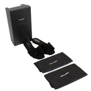 shop 100% authentic second hand Saint Laurent Black Tribute Slides - Size 38 1/2 on Labellov.com