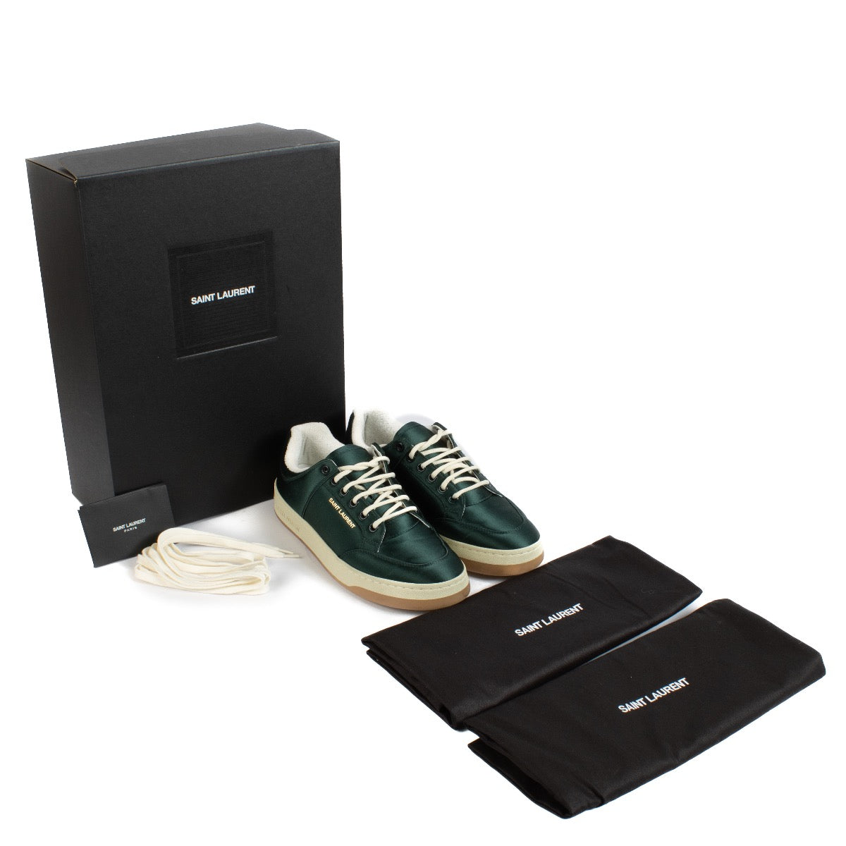 shop 100% authentic second hand Saint Laurent Green SL61 Sneakers - Size 39 on Labellov.com
