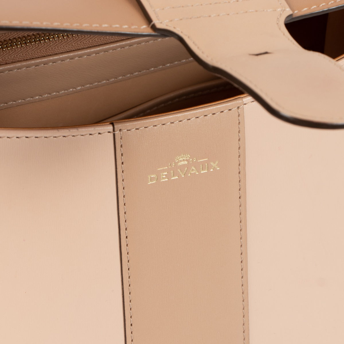 Delvaux Brillant MM Camaïeux Nude Box Calf