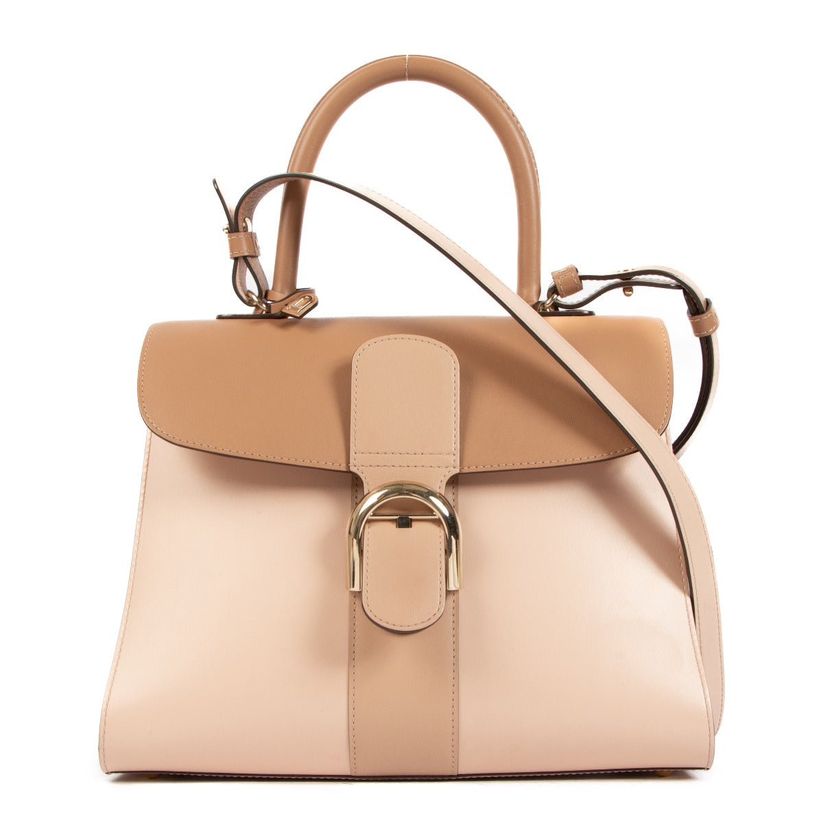Delvaux Brillant MM Camaïeux Nude Box Calf
