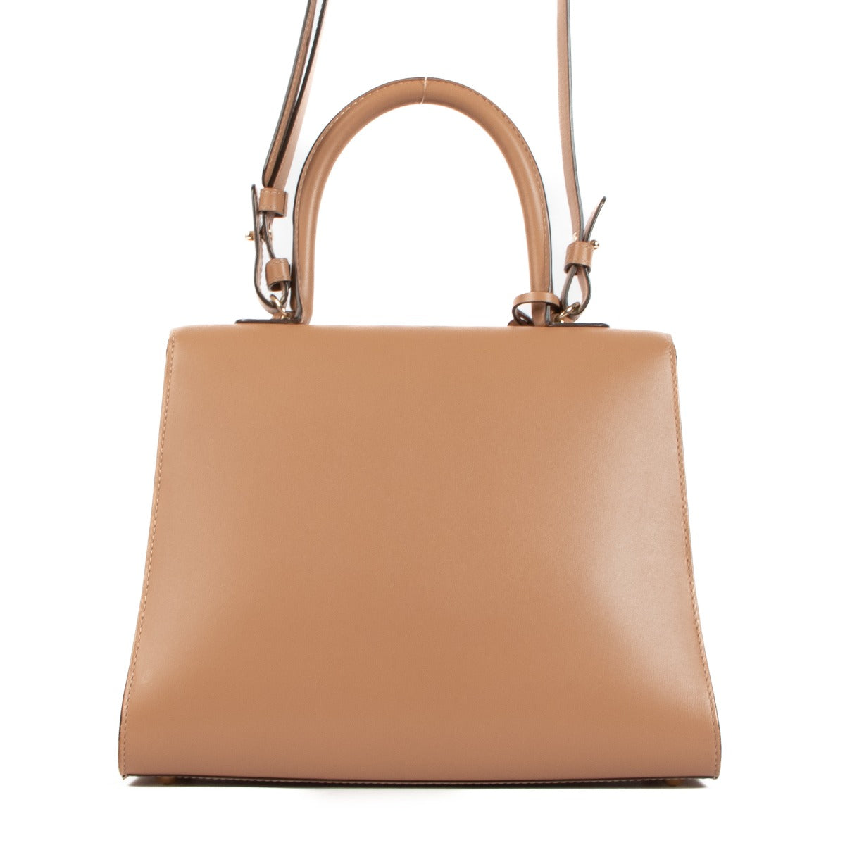 Authentic second hand Delvaux Brillant MM Camaïeux Nude Box Calf on www.labellov.com