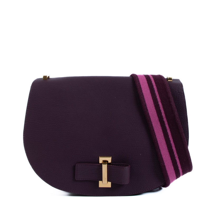 Delvaux Le Mutin MM Prune Crispy Calf