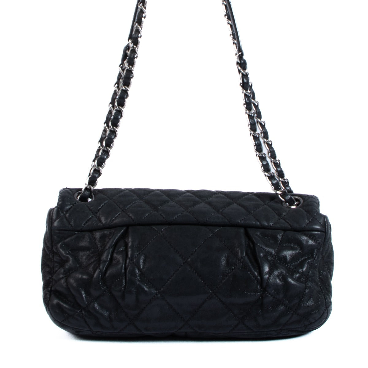 Shop an 100% authentic Chanel Black Irisident Calf Classic Flap Bag on Labellov.com