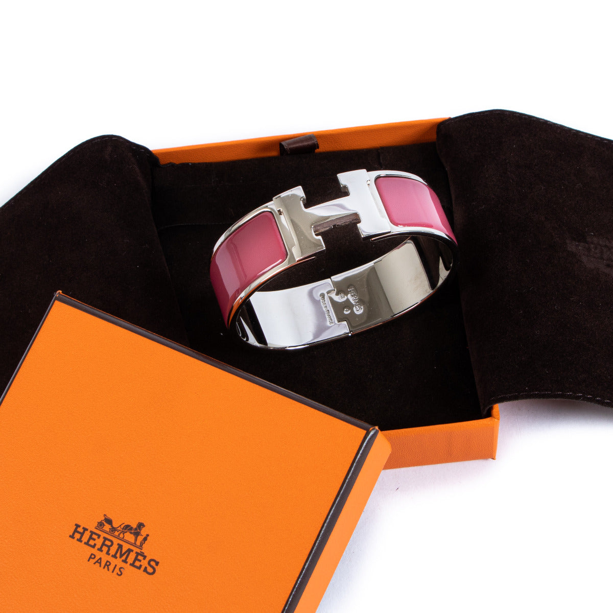 Hermès Purple Clic Clac H Bracelet