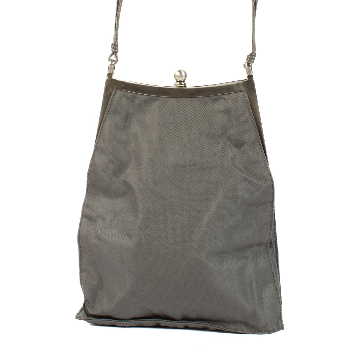 Shop 100% authentic Prada Grey Nylon Mini Crossbody at Labellov.com.