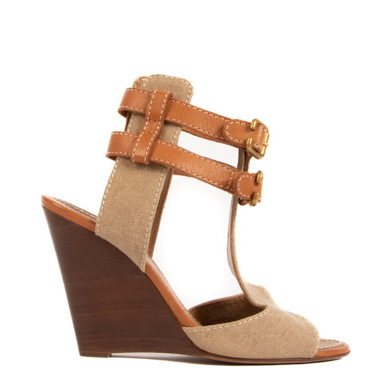 Chloé Beige Sandalen - Maat 37.5